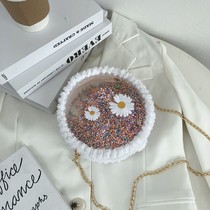 Hand-woven bag acrylic board diy handmade material bag female Hyunya homemade gift material bag all-match through