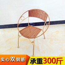 Rattan Chair Table And Chairs Small Rattan Chairs Casual Weave Balcony Fashion Children Adults Home Outdoor Bench Backrest Three Sets