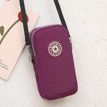elderly peoples mobile phone anti-throw bag elderly machine mobile phone cover that hangs around the neck coin canvas crossbody