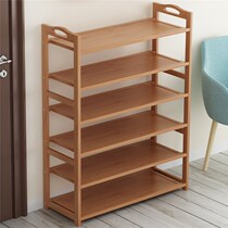 Shoe rack Easy putting doorway multilayer solid wood containing deity Dust Resistant Household Economy Type shelving Dormitory Shoe Cabinet