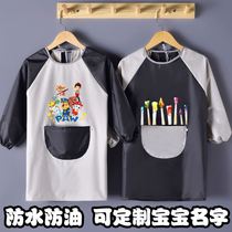 Fine Art Apron Kindergarten Breathable Waterproof Apron Autumn Winter Large Children Custom Hood Clothes Children Drawing Clothes Custom Lo