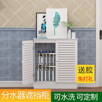 Water divider shielding cabinet geothermal waterproof floor heating cover radiator floor heating pipe water meter gas meter box decorative protective cover