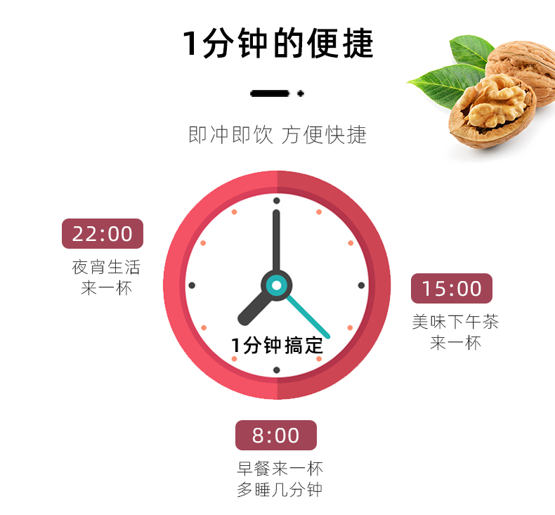 高老头原味核桃粉350g中老年营养早餐