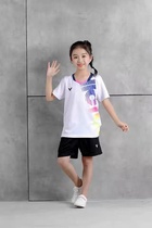 Juknicks children badminton suit suit men and women speed dry kid table tennis match training suit short sleeve custom