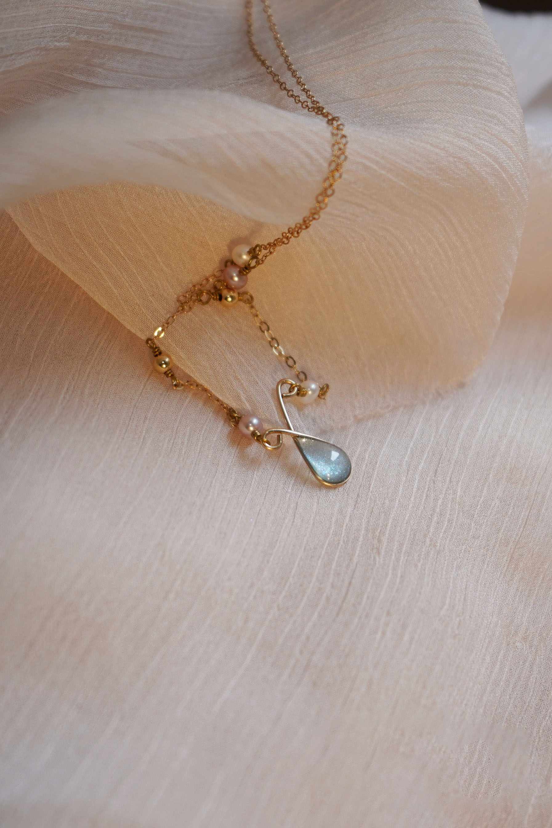 鲁伯特之泪 唯美系小众设计项链女轻奢高级感闺蜜情侣礼物首饰品