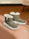 Skecher Makoto Boots 여름 여자 스노우 부츠 안티 슬립 패션 클래식 스타일 플러시 짧은 부츠 두꺼운 단독 강화 높이와 따뜻함 Skecher Makoto Boots 여름 여자 스노우 부츠 안티 슬립 패션 클래식 스타일 플러시 짧은 부츠 두꺼운 단독 강화 높이와 따뜻함