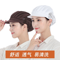 Kitchen Hat Anti-Smoke womens home burnt vegetables Baotou Anti-fall hair cooking Dai Hood Hood anti-taste hat