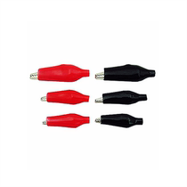 Large medium trumpet alligator clip red black sheath clip power cord clip test clip power clip single