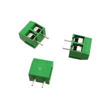 Green KF301-2P straight pin 5 08MM pitch 2 feet straight foot 2 bits stitchable terminal blocks