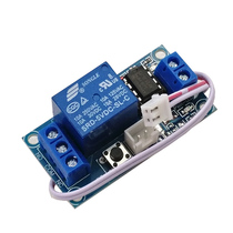 Single button bistable relay module 5v 12v 24V car modification switch one-key start-stop self-locking
