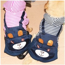 New big dog clothes plus thin suede four-legit gold wool Labrador gold wool big dog clothes