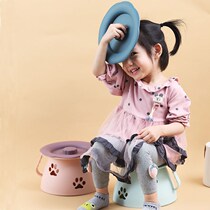 Childrens outdoor portable folding small toilet Childrens toilet Toilet Boys Treasure travel on-board bus should be urgently used