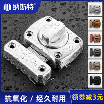 Nast Door Bolt Door Bolt Door Buttoned Toilet Door Lock Home Universal Window Bolt type Anti-lock anti-theft buckle