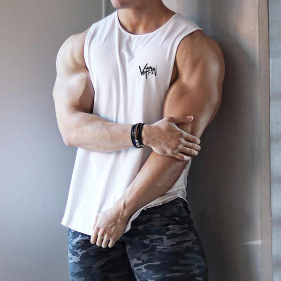 Summer fitness elastic quick-drying vest trendy men ins brothers basketball running training sleeveless T-shirt sports shoulders
Summer fitness elastic quick-drying vest trendy men ins brothers basketball running training sleeveless T-shirt sports shoulders
