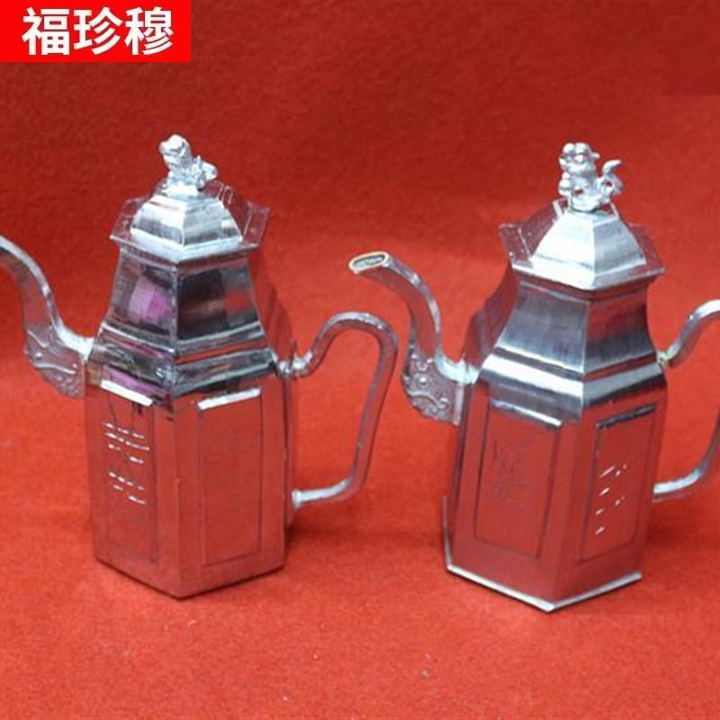 Use of a wedding wine jug to spread a jug-style tin wine jug wedding ceremony Makeup Wedding Celebration wax wine wax 16885 pot of tin pot-Taobao