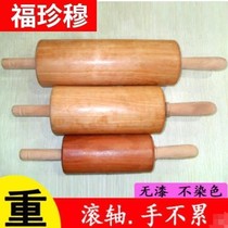 German press face stick catch-up face add coarse walking hammer large number of rolling pin large code solid wood baking tool oil hammer to make oil bar