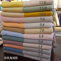 Shantou Municipal Chaoyang District Valley Rao Yin Gya Knitted Inner Garment Factory Pure color scarf warm flow Su Scarf Lovers Scarf
