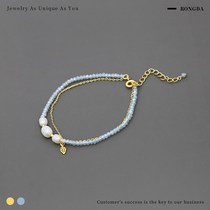 Qingdao Rongda Huixin Handicraft Co. Ltd. Qingdao Ornament Han Edition Brief Jewelry Suit Freshwater Pearl Editor