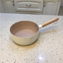 Pot Bao Foreign Trade Cookware Factory New Self-Liens Control Day Style Snowpan Stockpot Soup Milk Pan Nonstick Pan Nougat Snowflake