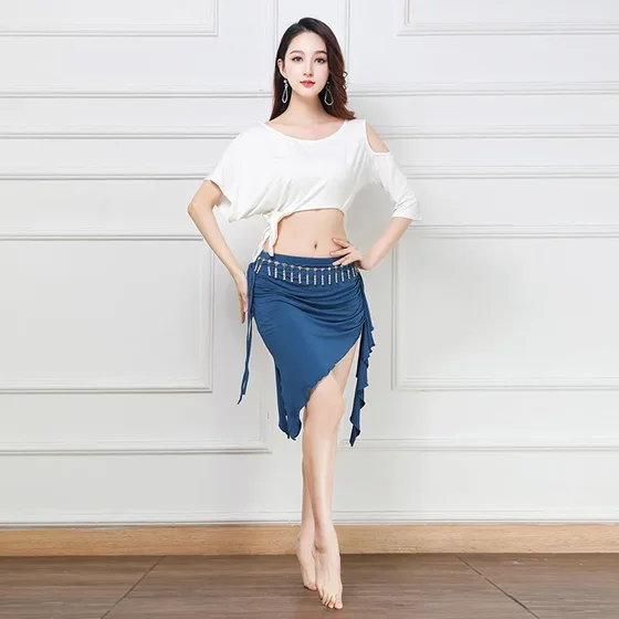 20 개의 새로운 봄과 여름 배꼽 댄스 연습복 세트 대형 크기의 박쥐 소매 동양 댄스 연습 정장 스커트 20 개의 새로운 봄과 여름 배꼽 댄스 연습복 세트 대형 크기의 박쥐 소매 동양 댄스 연습 정장 스커트