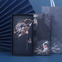 Girl Final Exam Gift Baking Lacquer Craft Metal Hollowed-out Bookmark Ancient Wind China Wind Cute Korean Version Small Pendant