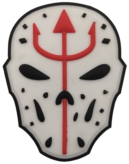 Jason Mask Trident Navy Seal Morale PVC Armbrella Tactical Backpack 스티커 벨크로 배지 Jason Mask Trident Navy Seal Morale PVC Armbrella Tactical Backpack 스티커 벨크로 배지
