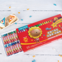 SIMBALION male lion hexagonal oil painting stick powder wax pen 12 color 18 color 24 color 36 48 color HGOP-12B 48 color HGOP-12B children elementary school children drawing to a hexagon oil paintbrush