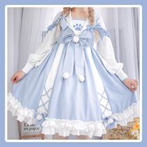 CHILDRENS SKIRTS 2021 NEW FASHION FOREIGN AIR LOLITA PURE COLOR LORETTA Dress Softgirl Net Red Bursting