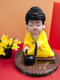 새로운 자동차 태양열 전원 자동차 장착 Tathagata Buddha Robe 개인화 된 창조적 거실 자동 노크 나무 물고기 고개를 끄덕 거리는 장신구 새로운 자동차 태양열 전원 자동차 장착 Tathagata Buddha Robe 개인화 된 창조적 거실 자동 노크 나무 물고기 고개를 끄덕 거리는 장신구
