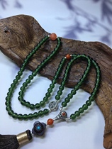 New Natural Xiuyan Jade 108 Beads A Goods Xiuyu Boutique Origin Factory Direct Sales Size 6mm Explosive Style