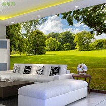 3D nature landscape painting extension bamboo wood fiber TV background decorative wall panel bedroom integrated wall panel gusset