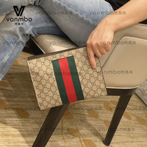 2022 New Luxury Brands Hands Bag Mens Light Extravagant Mens Handbags Fashion Clips Hand Grip Bag Wallet Genuine Leather