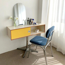 Wood Stom South Korea Ins Boor Main Table Dresden Net Red Small Office Rental House Table Living Alone Medieval Table