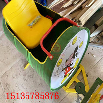 Scenic Area Outdoor Trackless Sightseeing Train Network Red Parenting Children Electric Oil Barrel Small Train Square Equipment Pleasure