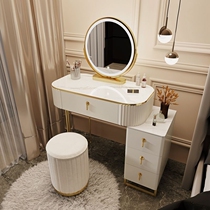 Light Extravagant Board Dresser Dresser Incorporate Cabinet Integrated Small Family Type Bedroom Modern Minimalist Advanced Make-up Table Multifunction