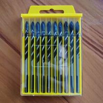 Tile Drills Cement Wall Mixed Earth Multifunction Suit Glass Open Pore electric drill perforated alloy triangular drill