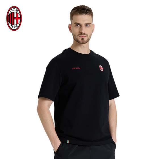 AC Milan 100 Cotton Round Team Leader's Emblem Casual T-shirt Men's 2025 New Summer Letter Short Sleeve Top
AC Milan 100 Cotton Round Team Leader's Emblem Casual T-shirt Men's 2025 New Summer Letter Short Sleeve Top