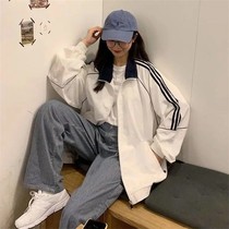 Sunscreen for junior high school women 2022 new extras in summer sports thin jacket Chaohan version Student sunscreen