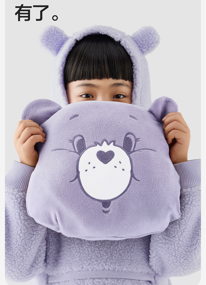 蕉内儿童carebears联名男童连帽卫衣女秋装上衣2022春秋新款