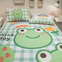 Cartoon Childrens Bed Latex Cold Sensation Silk Mat Cartoon Three Sets Natural Latex Cool Mat Adult Bed Universal
