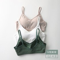 EU POETRY AND BEAUTY BACK BRA HARNESS WRAP CHEST-FREE MOVEMENT LINGERIE STUDENT POLY BRA GIRL VEST STYLE OBLITERATIONS