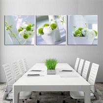 Modern Wind Restaurant Dining Room Decoration Painting without frame Sofa Background Decoration Painting Bedroom Hanging Painting Decoration Painting Triptych