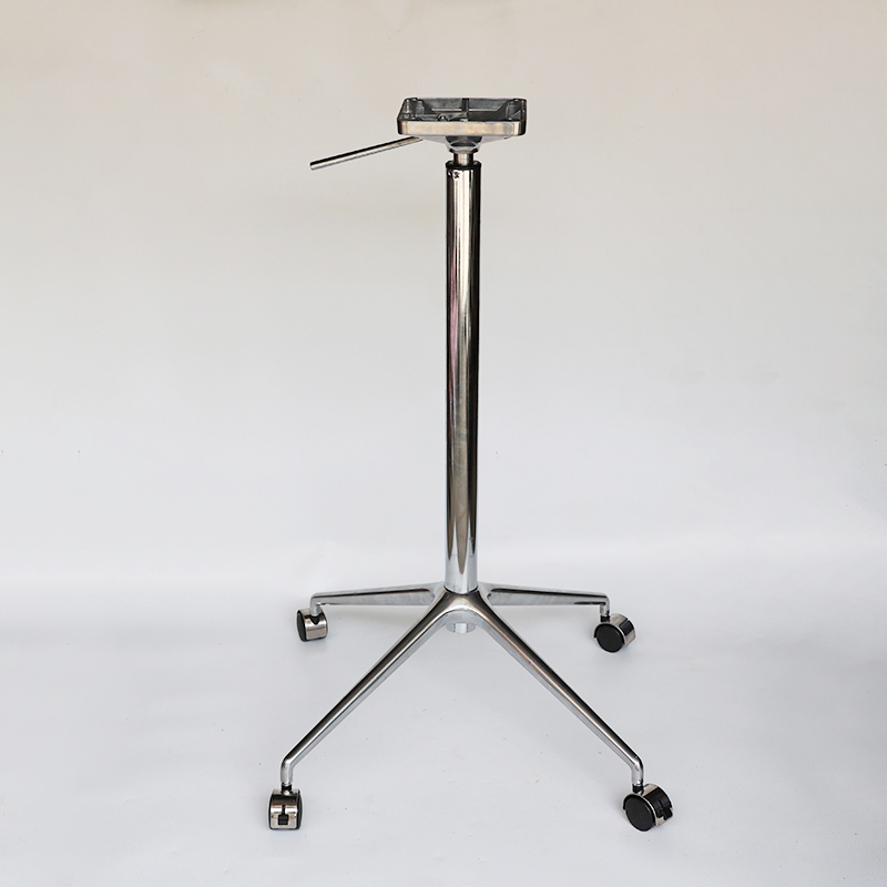 Aluminum alloy 4-star foot cross foot lifting table foot legs lifting table face table tea table accessories wheels sliding-Taobao