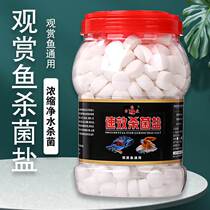 Ornamental fish germicidal salt natural sea salt fish tank disinfection salt-sterilized fish salt fish tank net aqua fish disease prevention and control