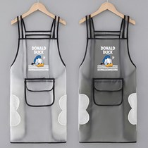 Apron House Outside Home Waterproof Selling Meat Special Home Oil Protection Free Wash Transparent Kill Fish Aquatic summer Thin Catering