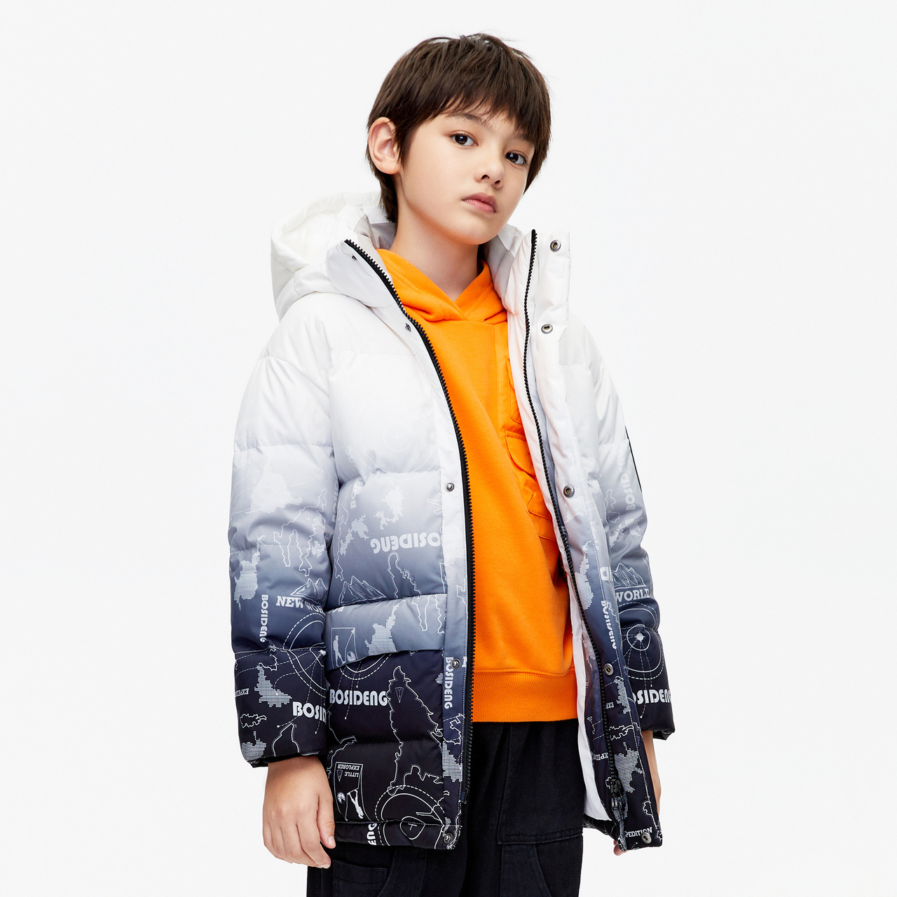 波司登儿童羽绒服洋气加厚冬装