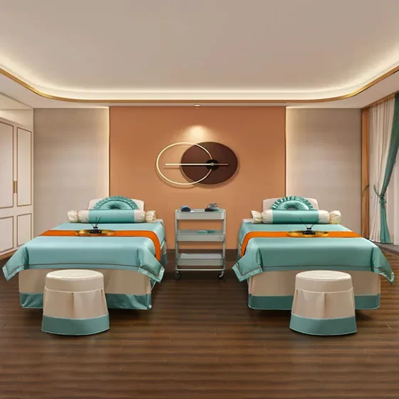 Light luxury high-end fabric beauty bed cover four-piece set four-season universal hair washing ear massage beauty salon bed cover wholesale
Light luxury high-end fabric beauty bed cover four-piece set four-season universal hair washing ear massage beauty salon bed cover wholesale