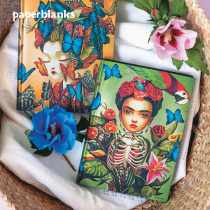 paperblanks soft book Lacom series European and American retro art notebook diary Butterfly Lady butterfly Veleda acid-free paper inner page B5 gift Hand Book soft noodle copy A6