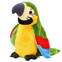 Electric Talking Parrot Plush Cute Speaking Record Electric