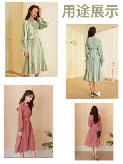 단색 쉬폰 직물 불 침신 여름 의류 직물 흰색 거즈 드레스 안감 천을 정리 치료 단색 쉬폰 직물 불 침신 여름 의류 직물 흰색 거즈 드레스 안감 천을 정리 치료